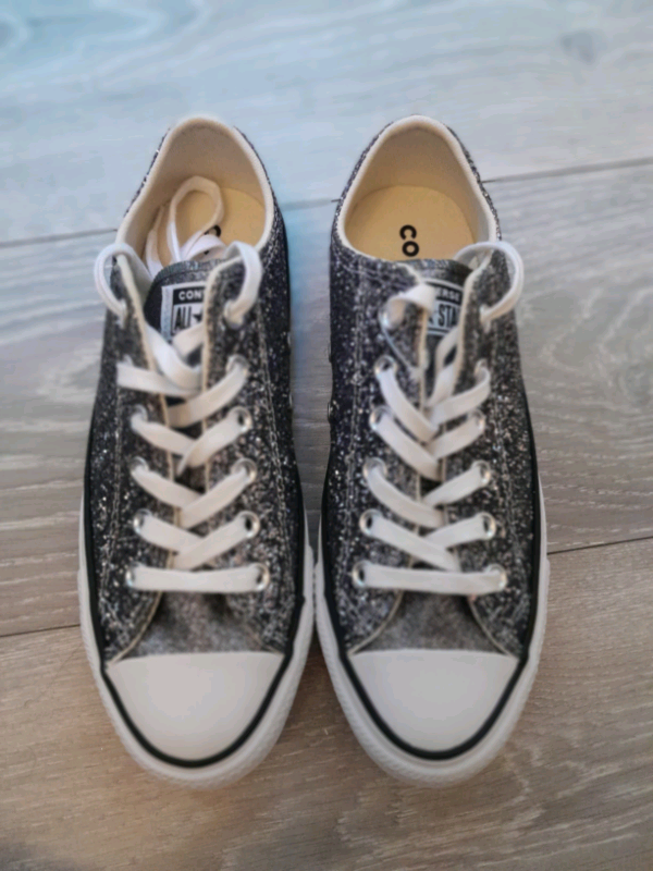 sparkly converse size 6